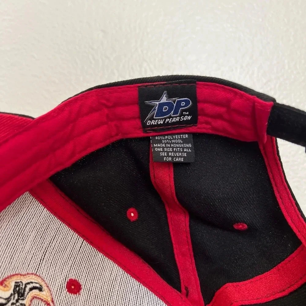 Vintage XFL San Francisco Demons Hat Black Adjustable Strapback Embroidered Logo - Picture 6 of 8